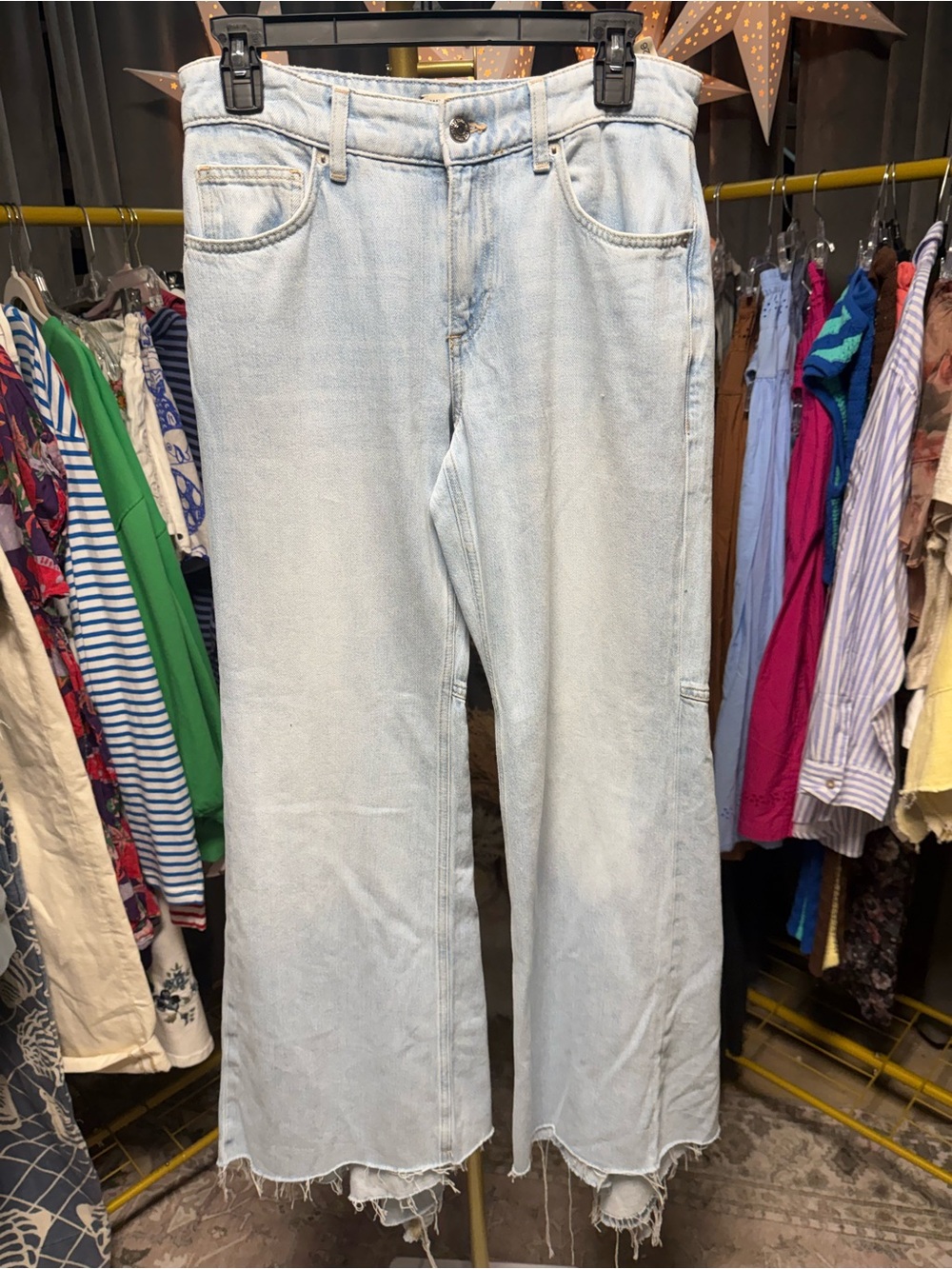 Free People We the Free Live Wire Flare Jeans in Sparks - Picture 12 of 14